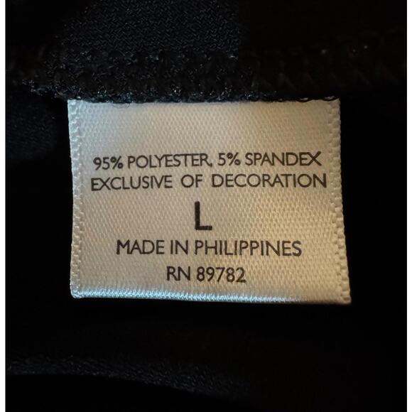 Natori Black Pants Elegant Flowing Smooth as Silk Size L - Picture 5 of 9